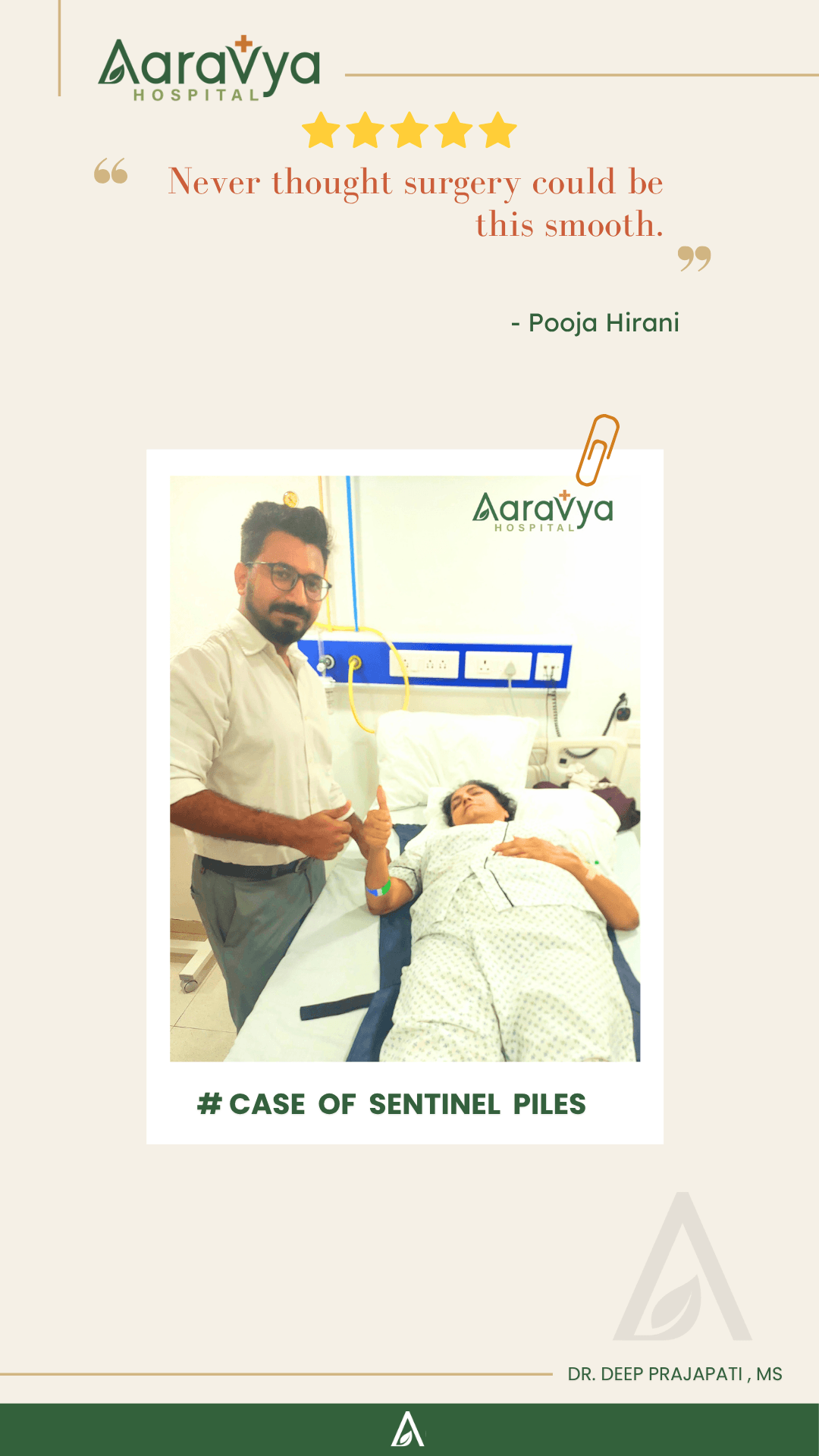 Patient testimonial